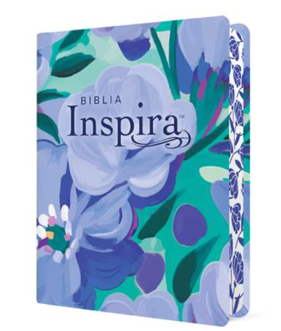 Biblia Inspira Letra Grande Azul