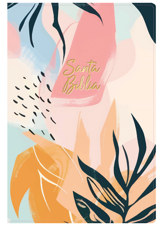 Biblia Letra Grande Multi Color leafs