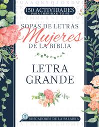 150 Sopa de letra Mujeres de la biblia  Libro