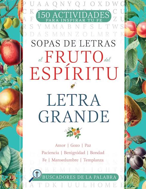 150 sopas de letras Frutos del Espíritu Libro